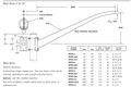 OPAR-12-WG 12FT Arm w/ Ground Stud